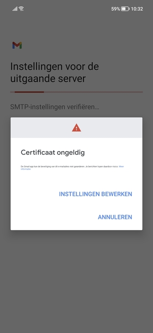 Selecteer INSTELLINGEN BEWERKEN