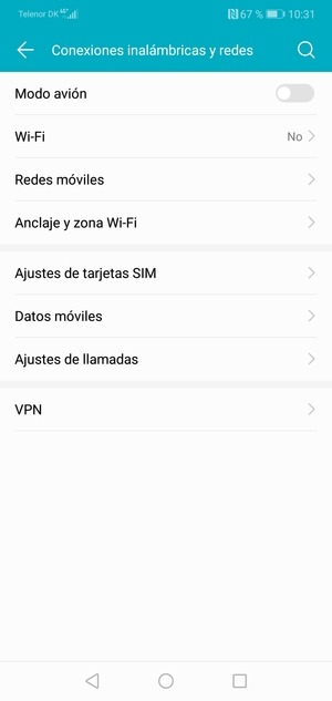 Seleccione Redes móviles