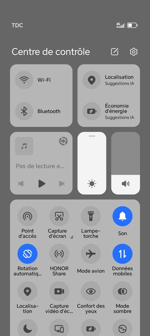 Activer Luminosité automatique
