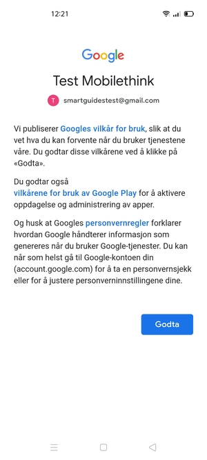 Velg Godta