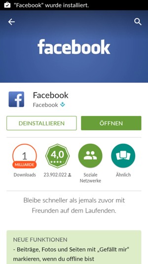 Wählen Sie ÖFFNEN