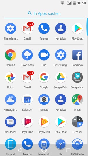 Wählen Sie Einstellungen
