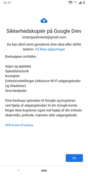 Vælg OK