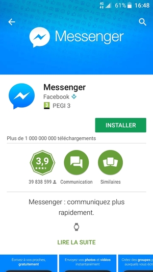 Sélectionnez INSTALLER