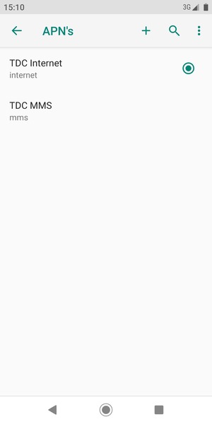 Selecteer de Menu-knop