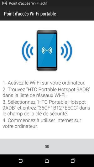 Sélectionnez OK