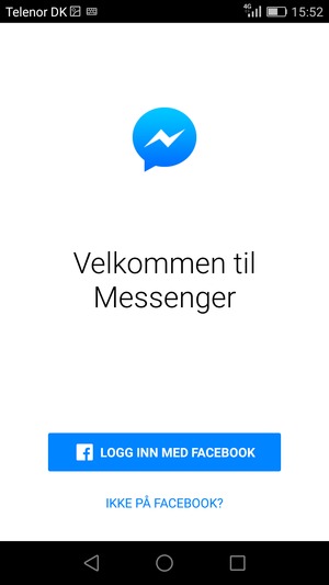 Applikasjonen er klar til bruk