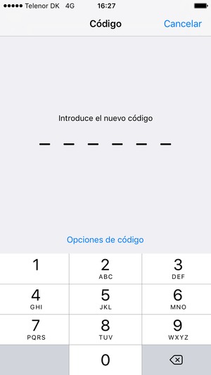 Introduzca su nueva contraseña