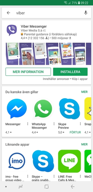 Välj appen