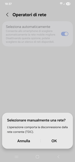 Seleziona OK