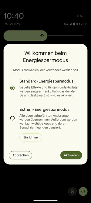 Wählen Sie Aktivieren