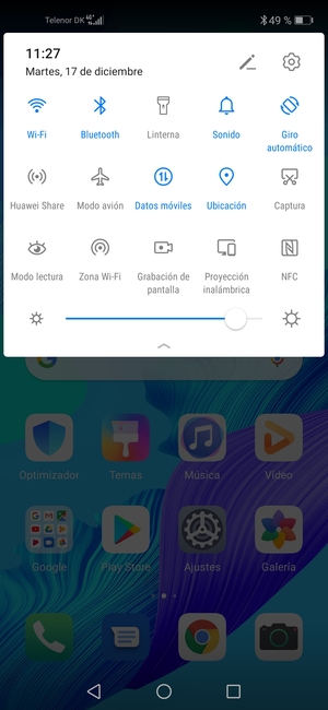 Desactive Wi-Fi y Bluetooth
