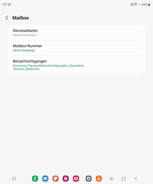 Wählen Sie Mailbox-Nummer
