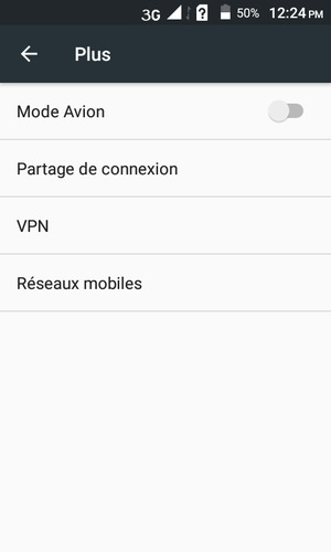 Sélectionnez Réseaux mobiles