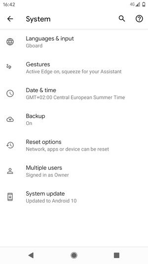 Select System update