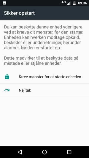 Vælg din foretrukne mulighed