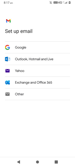 Select Outlook, Hotmail and Live