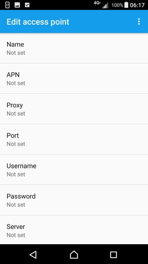 Enter MMS information