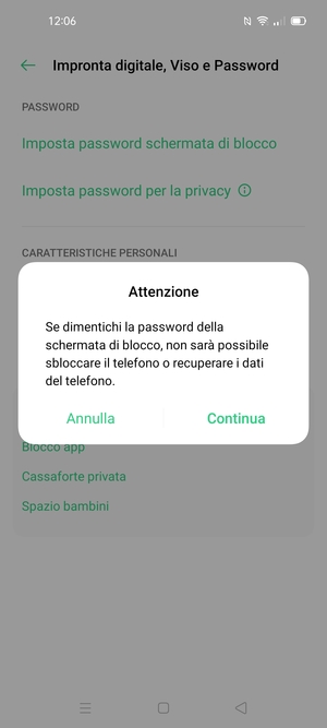 Seleziona Continua