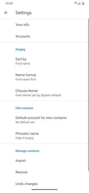 Select Import