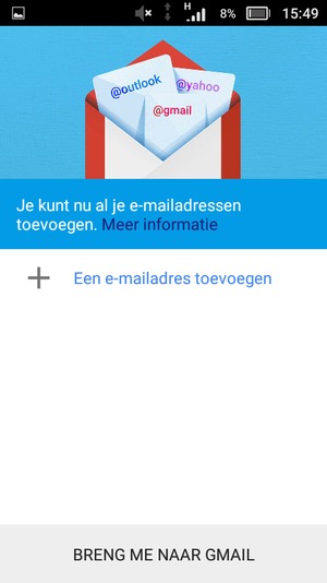 Selecteer Een e-mailadres toevoegen
