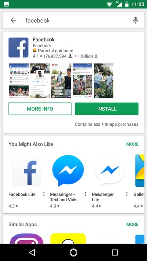 Select the app