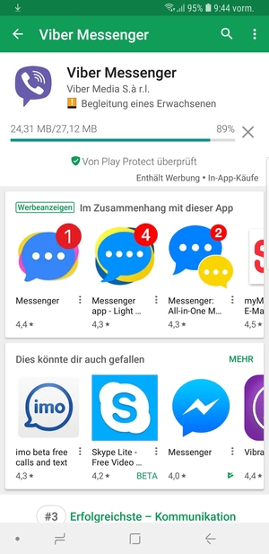 Warten Sie, bis der Installationsprozess  beendet ist