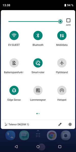 Slå Wi-Fi og Bluetooth fra