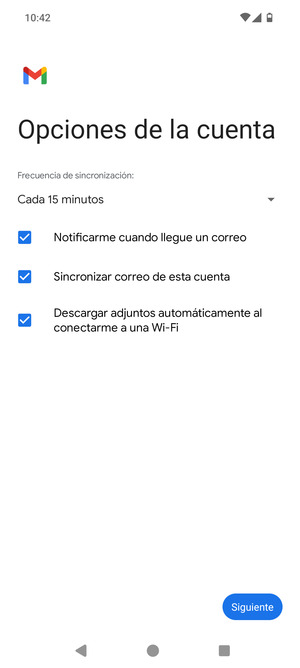 Seleccione Siguiente