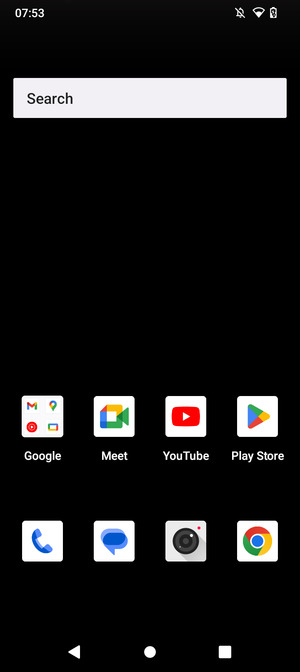 Swipe up