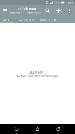 Uw account is klaar voor gebruik
