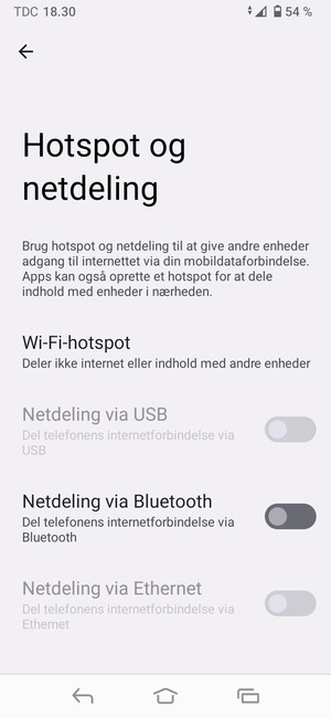 Vælg Wi-Fi-hotspot