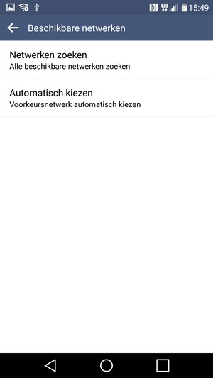Selecteer Netwerken zoeken