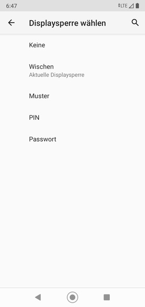 Wählen Sie Muster