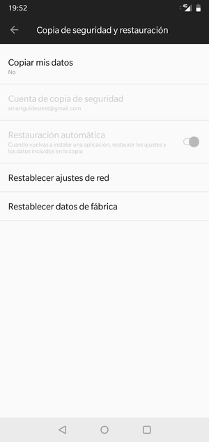 Seleccione Copiar mis datos