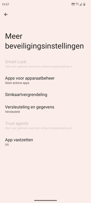 Selecteer Simkaartvergrendeling