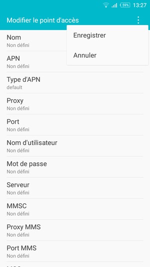 Sélectionnez Enregistrer