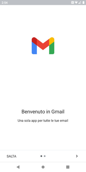 Seleziona AVANTI