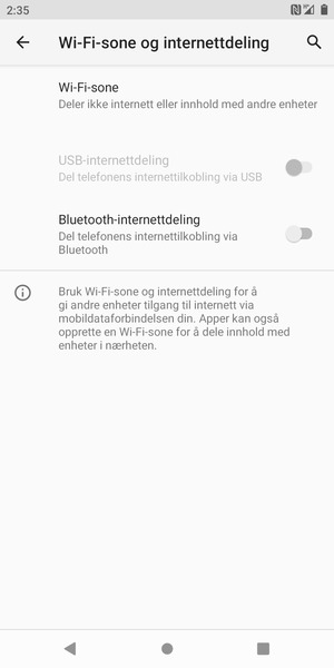 Velg Wi-Fi-sone