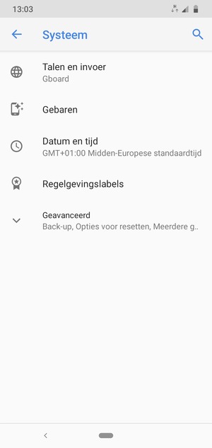 Selecteer Geavanceerd