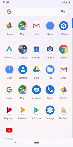 Select Settings