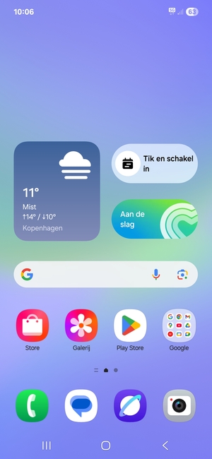 Selecteer Google