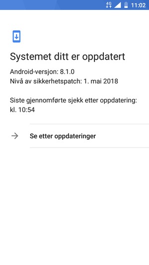 Velg Se etter oppdateringer