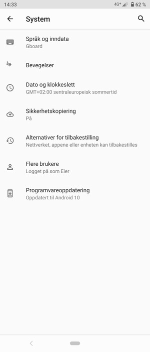 Velg Programvareoppdatering