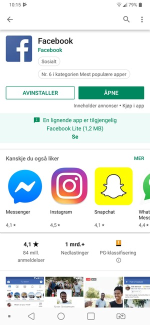 Velg ÅPNE