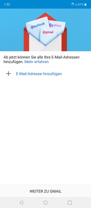 Wählen Sie E-Mail-Adresse hinzufügen