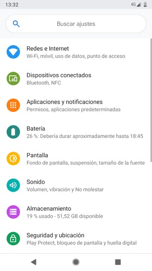 Seleccione Redes e Internet