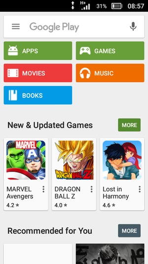 Select the Search bar