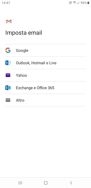 Seleziona Google