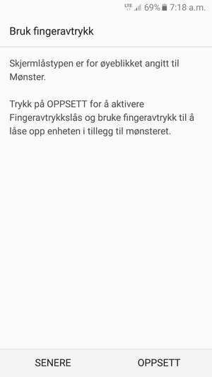 Velg SENERE